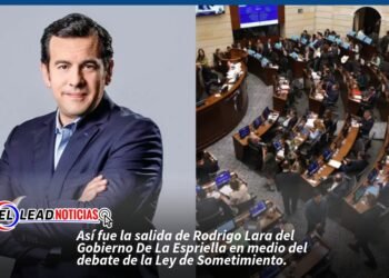 Así fue la salida de Rodrigo Lara del Gobierno De La Espriella en medio del debate de la Ley de Sometimiento.