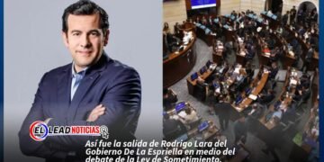 Así fue la salida de Rodrigo Lara del Gobierno De La Espriella en medio del debate de la Ley de Sometimiento.