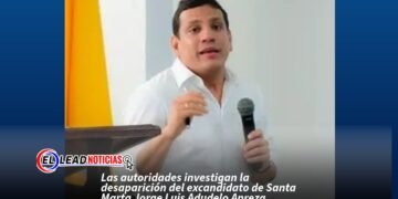 Las autoridades investigan la desaparición del excandidato de Santa Marta Jorge Luis Adudelo Apreza